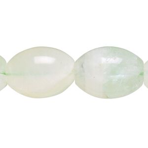 Fluorite 1pkg1, oval bead natural 15.5-16 inch 20x15mm