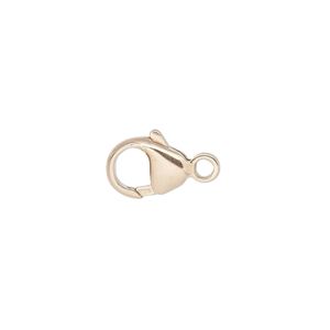 Clasp lobster claw 1pkg1 14Kt rose gold-filled, 10x7mm, 1-strand