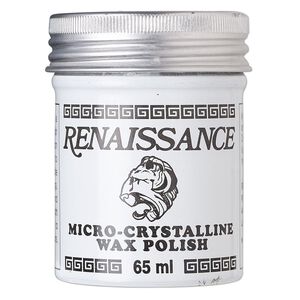 Wax paste polish, Renaissance®, micro-crystalline wax, pkg/65mL tin.