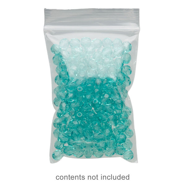 Bag, Tite-Lip™, plastic, clear, 2x3-inch top zip. Sold per pkg of 100. image number 0
