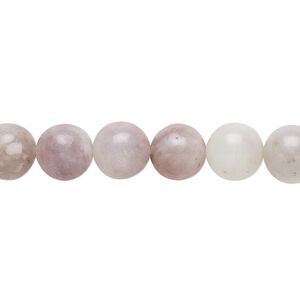 Quartz mix 1pkg1, round bead natural 15.5-16 inch 8mm