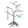 Display, antique silver-plated "pewter" (zinc-based alloy), 14 x 10-1/2 x 6-inch tree. Sold individually. image number 1