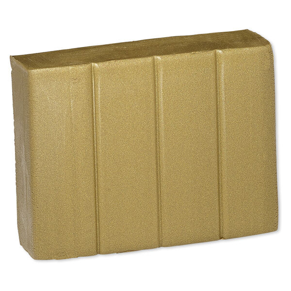 Polymer clay, Sculpey® PREMO, pkg/2 ounces, antique gold. image number 0
