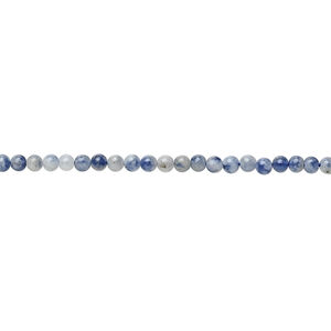 Sodalite 1pkg1, round bead natural 15.5-16 inch 2mm