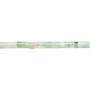Chrysoprase 1pkg1, heishi bead natural 8 inch 3x1.5mm-3x2.5mm