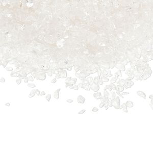 Quartz crystal 1pkg1, undrilled inlay chip natural 1 lb mini