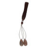 Coffee moonstone 1pkg2, hand-cut top-drilled puffed teardrop bead natural B grade, 20x10mm image number 1