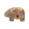 Dream jasper 1pkg1, half-drilled Zuni-style bear focal natural, 28x19mm-33x25mm image number 2