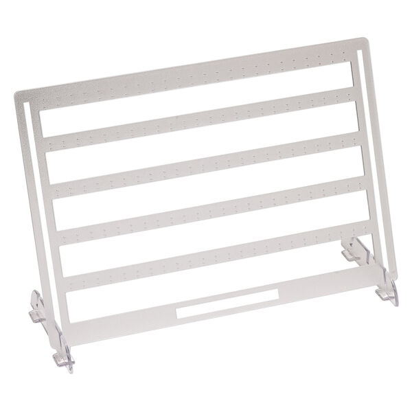 Display, earring, acrylic, clear, 9-3/4 x 13 x 5 inches. Sold per pkg of 2. image number 0