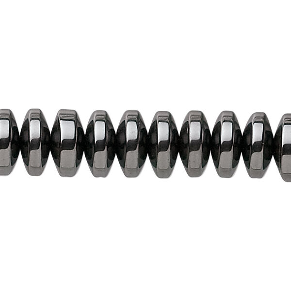 Bead, Hemalyke™ (man-made), 10x4mm-11x4mm rondelle. Sold per 15-1/2" to 16" strand. image number 0