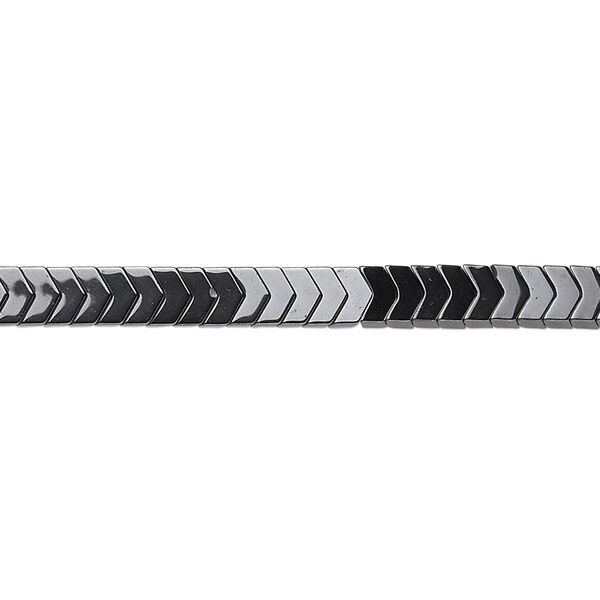 Hemalyke™ 1pkg1, chevron bead 15.5-16 inch 8.5x5.5mm image number 0