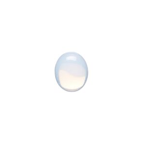 Cabochon, sea "opal" (glass), 12x10mm calibrated oval. Sold per pkg of 10.