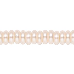 Pearl 1pk rosaline, Celestial Crystal® 8x3mm rondelle 15.5-16 inch