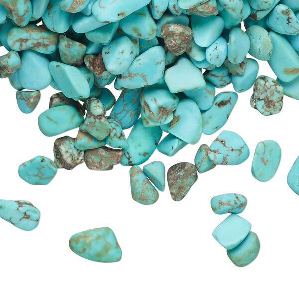 Magnesite 1pkg1, undrilled tumbled polished inlay chip 2 oz mini image number 0