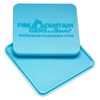 Sorting tray, Flat Back "Flipper Upper," ABS plastic, blue, 4-1/4 x 4-1/4 inch sorting square with circular grooves. Sold individually. image number 0