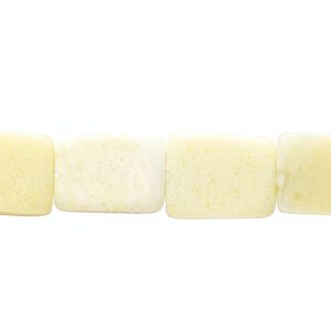 Peridot "jasper" 1pkg1, rounded flat rectangle bead natural 15 inch 15x10mm