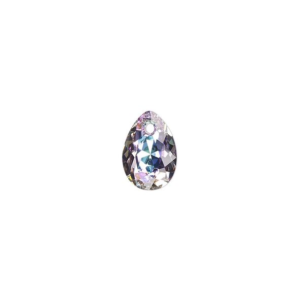 Drop 4pk crystal vitrail light P, Crystal Passions® 11.5x8mm pendant pear cut 6433 image number 0
