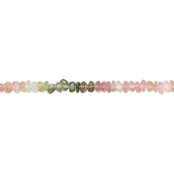 Bead, multi-tourmaline (natural), 3x2mm hand-cut faceted rondelle, B- grade, Mohs hardness 7 to 7-1/2. Sold per 15-1/2" to 16" strand. image number 0