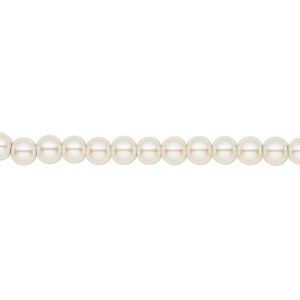Hemalyke™ 1pkg1, pearlescent round bead 15.5-16 inch 4mm