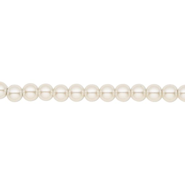 Hemalyke™ 1pkg1, pearlescent round bead 15.5-16 inch 4mm image number 0
