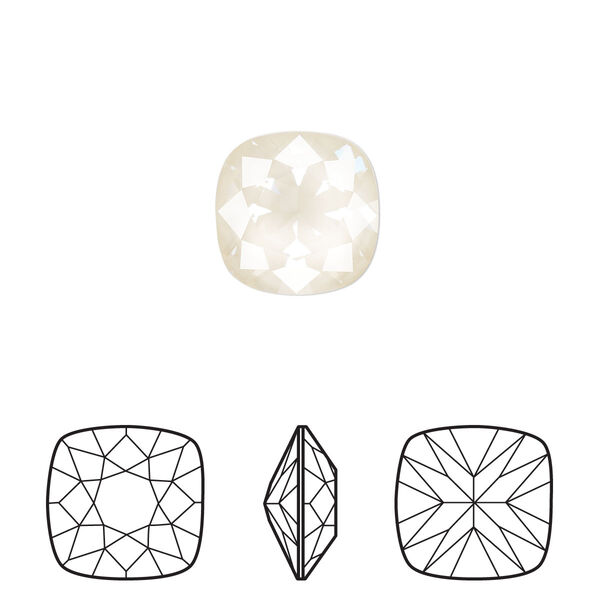Fancy stone 72pk crystal linen ignite, Swarovski® 12mm cushion 4470 image number 0