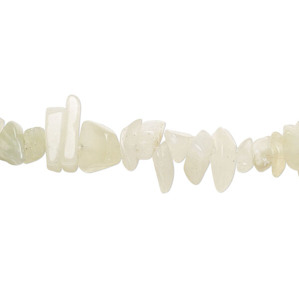 Bead, sea green new "jade" (serpentine) (natural), small chip, Mohs hardness 2-1/2 to 6. Sold per 15" to 16" strand. image number 0