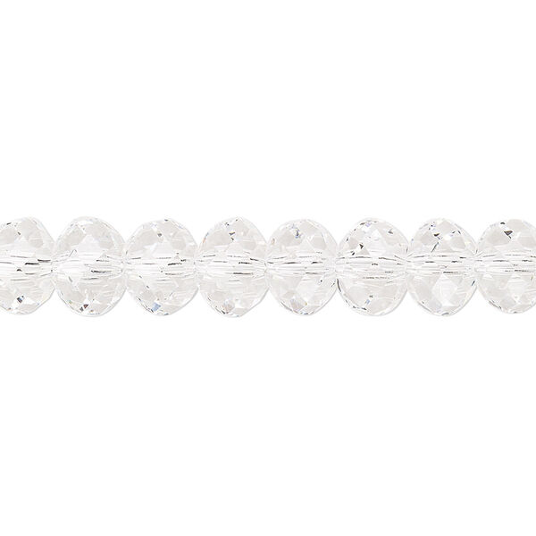 Bead 144pk crystal, Preciosa Bellatrix Czech crystal 8x6mm rondelle image number 0