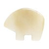 Golden "jade" 1pkg1, top-drilled and half-drilled Zuni-style bear focal natural, 34x21mm-38x29mm light to medium image number 2