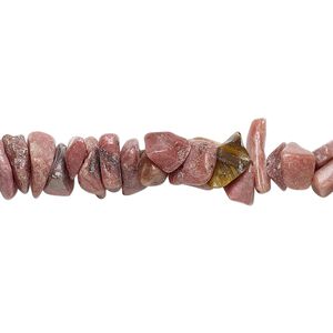 Rhodonite 1pkg1, chip bead natural 15 inch small