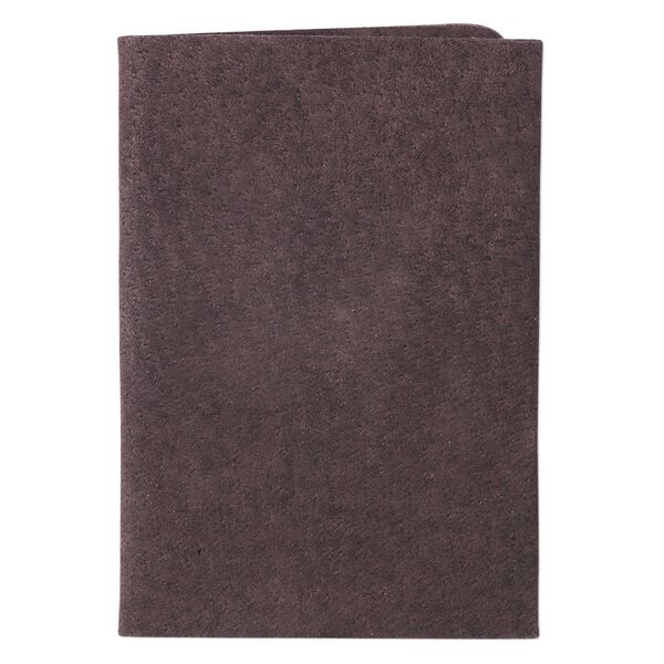 Scrap, leather (dyed), brown, 9-1/4 x 3-1/2 inch square. Sold individually. image number 0
