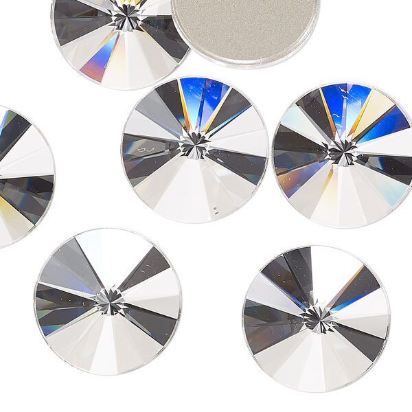 Flat back 2pk crystal foil back, Crystal Passions® 16mm rivoli 2006 image number 0