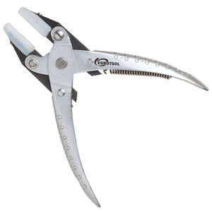 Pliers, EUROTOOL&reg;, parallel, steel and nylon, black and clear, 5-1/2 inches. Sold individually.