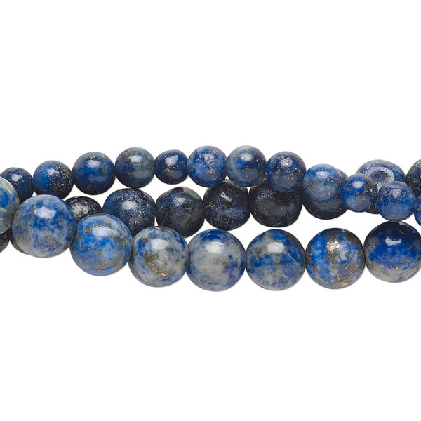 Lapis lazuli 1pkg3, round bead C grade, 15 inch mix 4-6mm image number 0