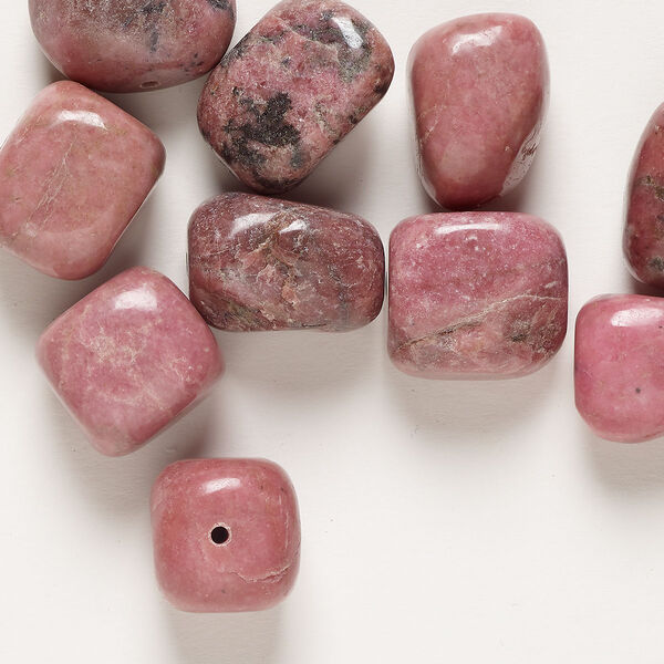 Bead rhodonite 10pk, medium nugget natural image number 0