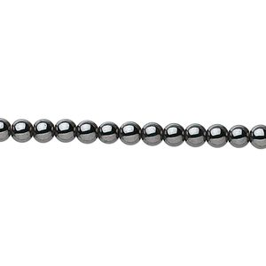 Hemalyke™ 1pkg1, round bead 15.5-16 inch 4mm