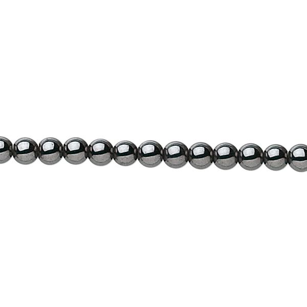 Hemalyke™ 1pkg1, round bead 15.5-16 inch 4mm image number 0