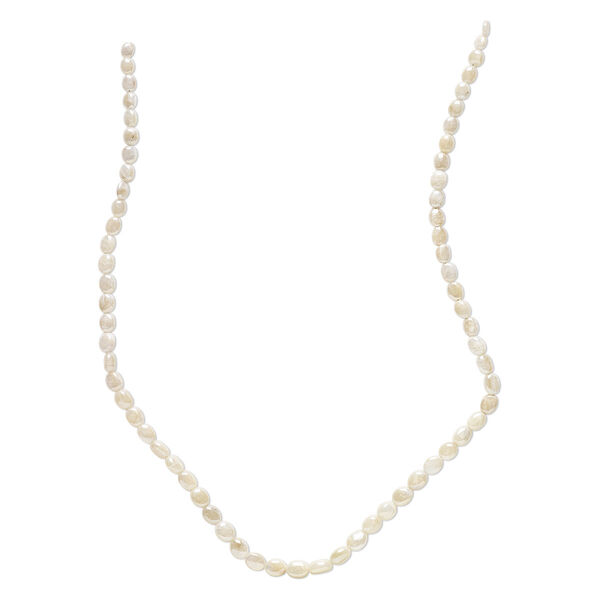 Bead, sillimanite (coated), 5x4mm-8x7mm graduated hand-cut puffed oval, C+ grade, Mohs hardness 2 to 2-1/2. Sold per 15-1/2" to 16" strand. image number 0
