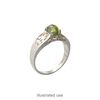 Ring, Sure-Set™, sterling silver, filigree band with 7x5mm 4-prong oval setting, size 8. Sold individually. image number 1