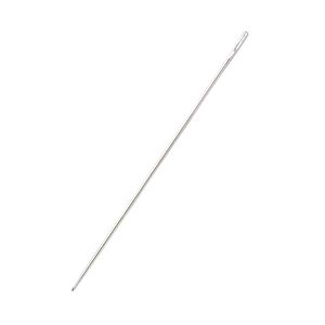 Needle, steel, 0.52mm with 0.62mm eye width, 1-3/4 inches. Sold per pkg of 8.