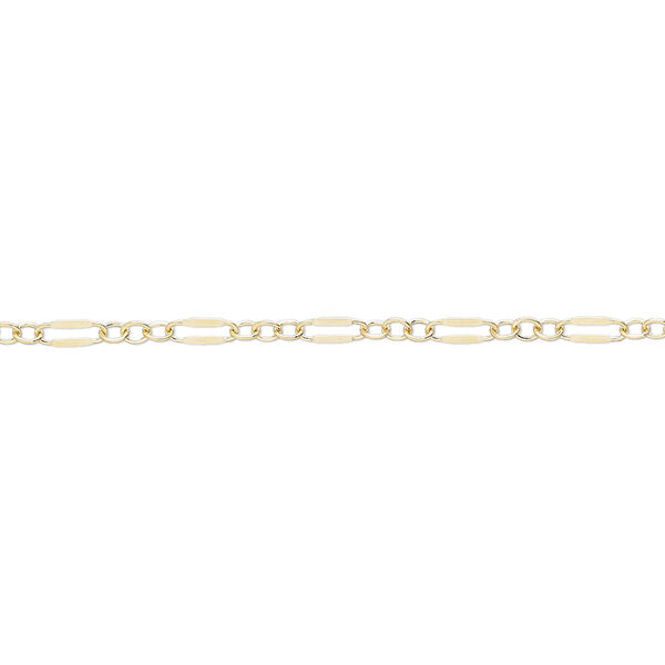 Chain 1pk 14Kt gold-filled, 2mm long and short oval, 5 feet image number 0