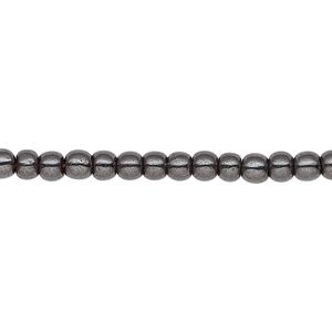 Hemalyke™ 1pkg1, round bead 15.5-16 inch 4mm