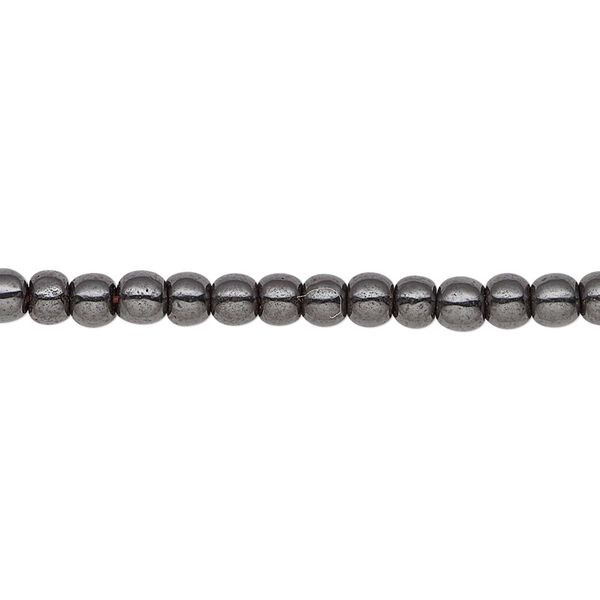 Hemalyke™ 1pkg1, round bead 15.5-16 inch 4mm image number 0