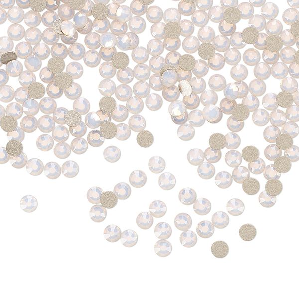 Flat back 1440pk rose opal foil back, Preciosa MAXIMA Czech crystal rhinestone 2.5-2.7mm chaton rose round SS9 image number 0