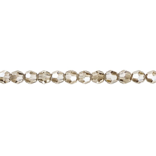 Bead 1pkg144 crystal bronze, Crystal Passions&reg; 4mm faceted rondelle 5000 image number 0