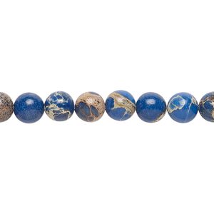 Magnesite 1pkg1, round bead 15.5-16 inch 6mm