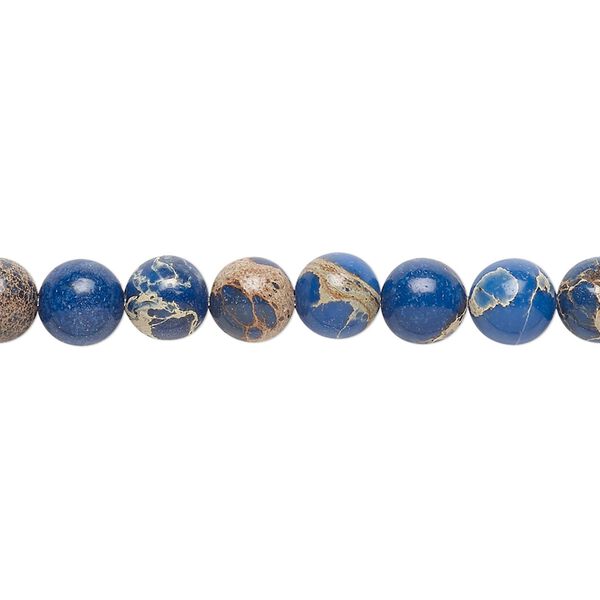 Magnesite 1pkg1, round bead 15.5-16 inch 6mm image number 0