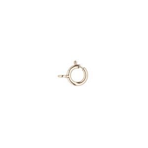 Springring 1pkg10 14Kt rose gold-filled, 5.5mm round, clasp 1-strand