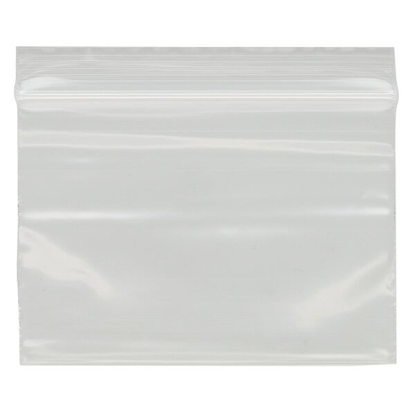 Bag, Tite-Lip™, plastic, clear, 3x2-inch side zip. Sold per pkg of 1,000. image number 1