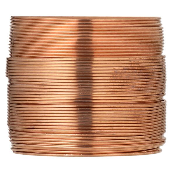 Wire, copper, half-hard, square, 20 gauge. Sold per 10-yard coil. image number 0