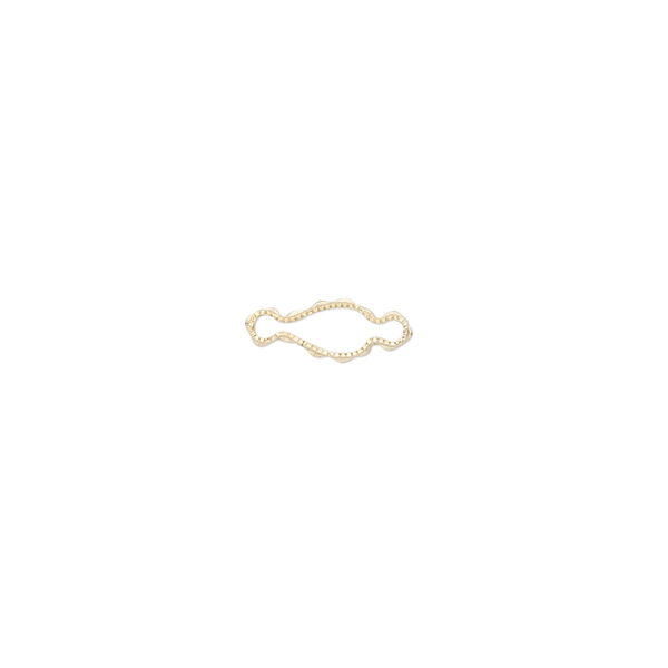 Link, Wrap-Tite®, 14Kt gold-filled, 5x3mm fancy pear setting. Sold per pkg of 2. image number 0